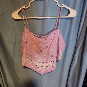 Aeropostale Purple Bandana Camisole